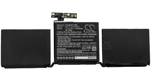 Bateria Para Macbook Pro Emc 3301 A2171 616-00675 A2159