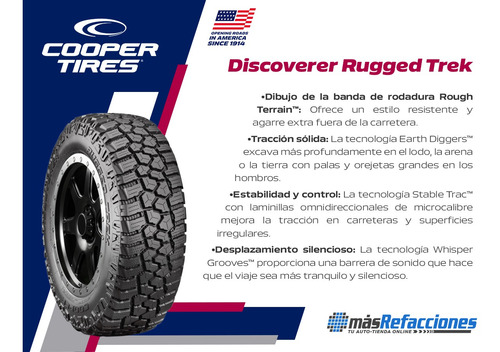 Par De Llantas 265/50r20 111t Cooper Discoverer Rugged Trek