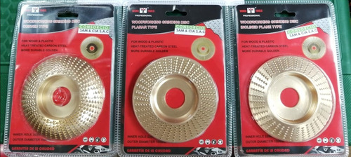 Disco Escofina Tallado P/madera 3pcs, Carpinteria Moldeador