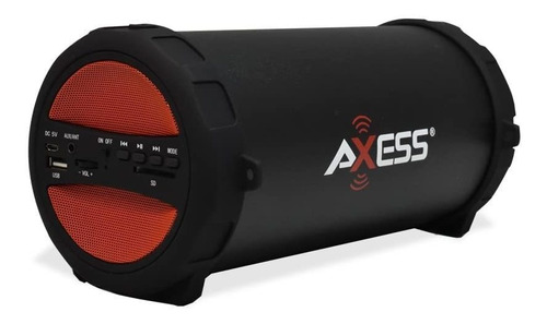 Axess Spbt1041 Bk Parlante Bluetooth Fidelidad 3 Para Negro