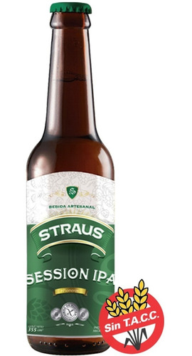Cerveza Artesanal Sin Tacc De Sorgo Straus Session Ipa 355cc
