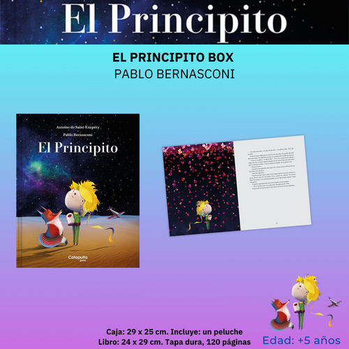 El Principito Edicion De Lujo + Peluche De Pablo Bernasconi