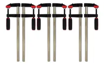 Comprar Kit 6 Grampos Tipo Sargento P\u002F Carpinteiro 300x50x355mm