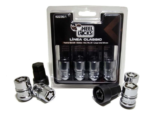 Tuerca Antirrobo Rhino Wheel Lock Classic Para Nissan