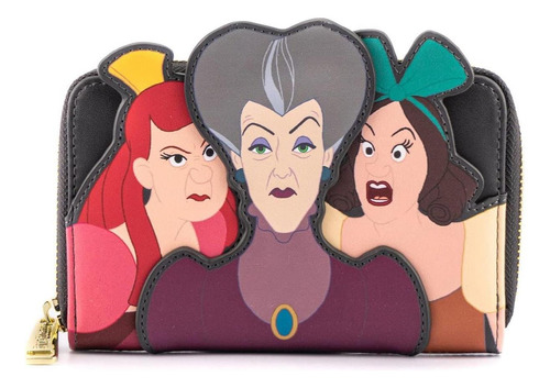 Cartera De Madrastra Y Hermanastras Malvadas Con Escena De V