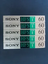 Comprar Lote 5 Fitas Cassete Sony Hf-s 60 Min Virgens E Lacradas