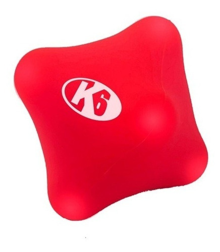 Pelota Reacción Agilidad Entrenamiento Reflejos K6 Fitness Color Rojo