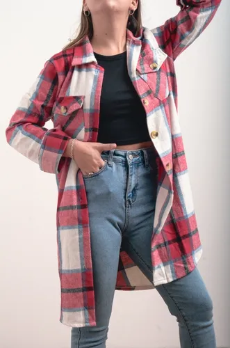 Sobrecamisa mujer larga hotsell