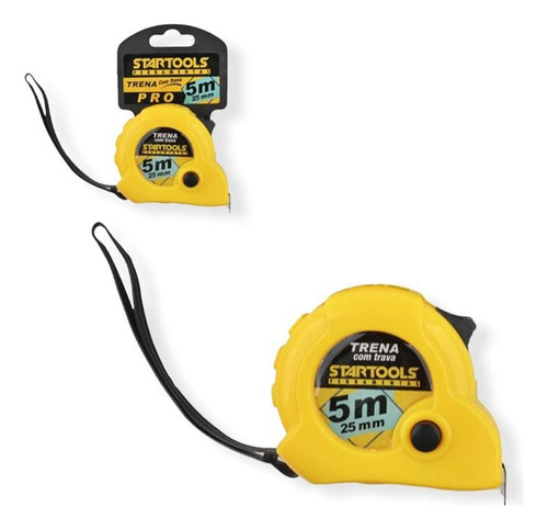 Fita Trena Aco Profissional 5 Mts Com Trava +