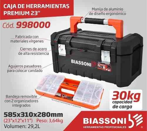 Imagen 1 de 2 de Caja de herramientas Biassoni 998000 de plástico 305mm x 280mm