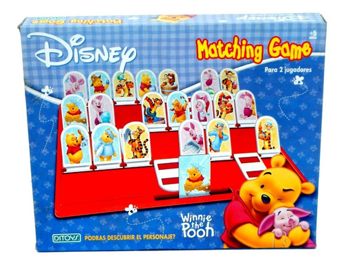 Imagen 3 de 5 de Matching Game Winnie The Pooh Adivina El Personaje Ditoys
