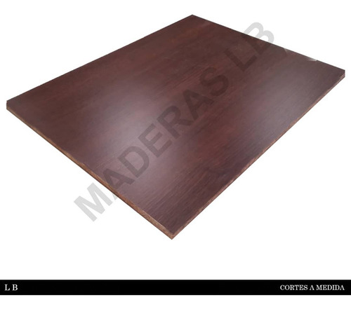 Melamina Wengue 18mm Por 1 M2 - Cortes A Medida Y Recortes