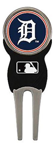 Mlb Detroit Tigers Divot Tool Pack Con 3 Marcadores De Pelot