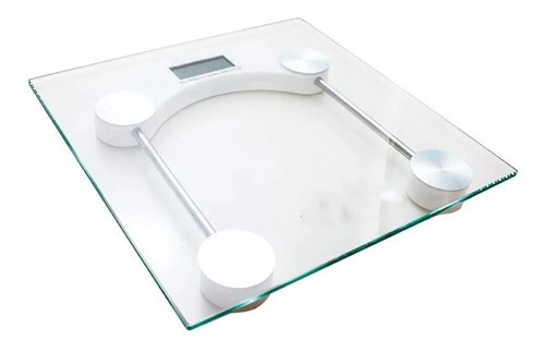 Balança Digital Banheiro peso corporal Vidro Temperado 180kg cor Branco