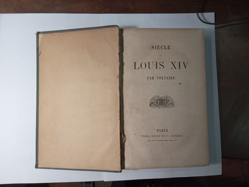 Libro Siecle De Louis Xiv