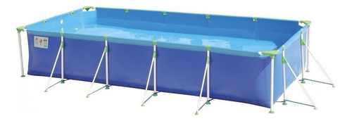 Piscina estructural rectangular Mor 001027 con capacidad de 10000 litros de 4.42m de largo x 2.7m de ancho de 4.2m de diámetro  azul