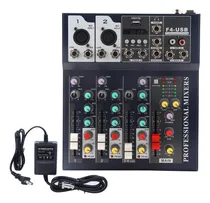 Comprar Mesa De Mezclas Mixer Professional Sound De 4 Canales Para
