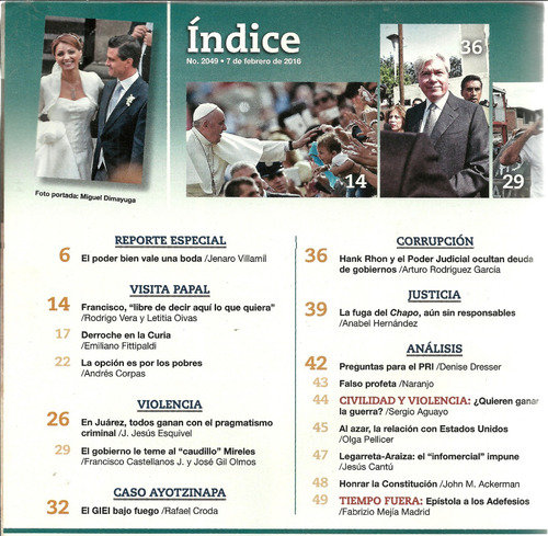 Revista Proceso | No. 2049 | Feb 2016 (Usado)