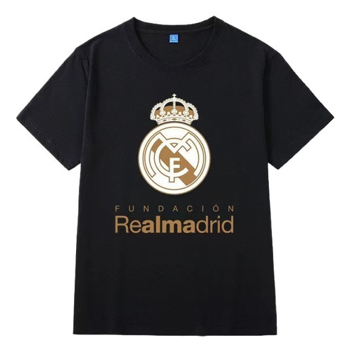 Playera Negro Oversize Real Madrid Manga Corta Hombre12