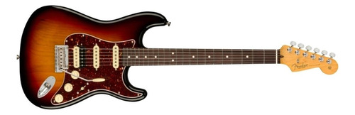 Guitarra eléctrica Fender American Professional II Stratocaster HSS de aliso 3-color sunburst brillante con diapasón de palo de rosa