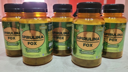 Imagen 3 de 3 de Spirulina Pura +5 Frascos X 60 Comp + Spirulina Fox