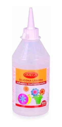 Imagen 1 de 1 de Silicona Líquida Omega Frasco 500 Ml.