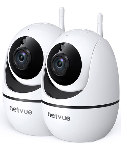 Netvue Indoor Camera, 1080p Fhd 2.4ghz Wifi Pet Camera, Home