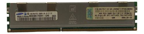 Memória RAM prateado 4GB 1 IBM 44T1493