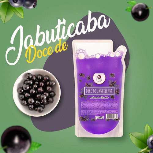 Imagem 4 de 4 de Sabonete Líquido Refil Viver Mais Jabuticaba 500ml