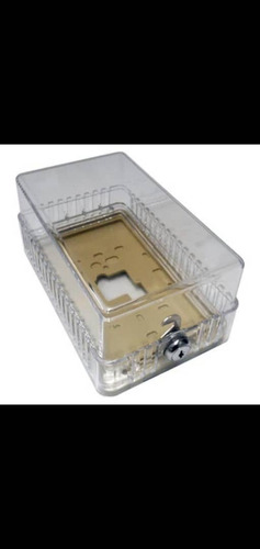 Caja Protectora Guarda Termostato Acrilica De Pared Llave