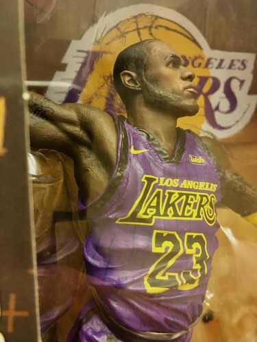 Lakers Lebron James Mcfarlane Nba 2k19 Nba Purpura Nueva Fig