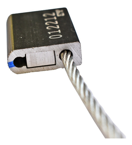 Precinto Alta Seguridad 3.5 X 600 Metal Cable 100 Piezas 