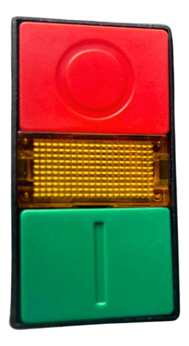 Botao Duplo Iluminado 22mm 1na+1nf Com Led 220v