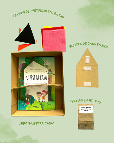 Caja Literaria Nuestra Casa ( Libro Nuevo Y Original )