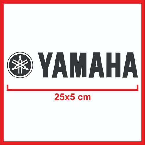 Calco Logo Yamaha Moto Auto Camioneta Tuning 