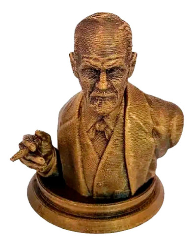 Busto Sigmund Freud - Médico - Psicanálise - Impressão 3d