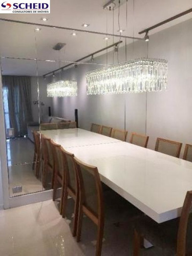 Imagem 2 de 8 de Aclimação, 165m², Decorado, 3 Dorm, Sala, Coz, 3 Wc, Varanda, 3 Vagas, Lazer Completo - Mc3541