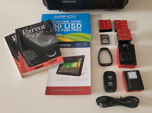 Câmera Parrot Sequoia Sensor Multispectral Agricultura Nova