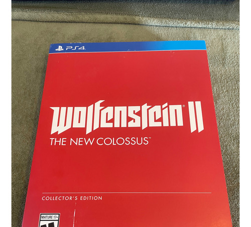 Wolfenstein 2 New Colossus Ps4 Collectors Edition Limited