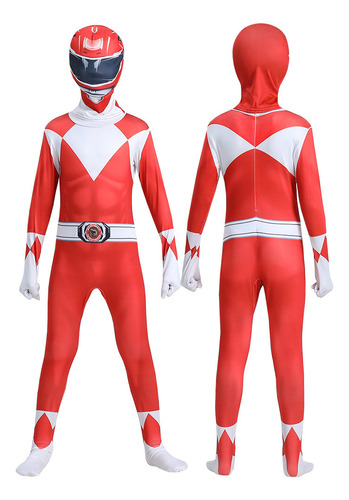 Enterizo Infantil De Los Power Rangers De Mighty Morphin