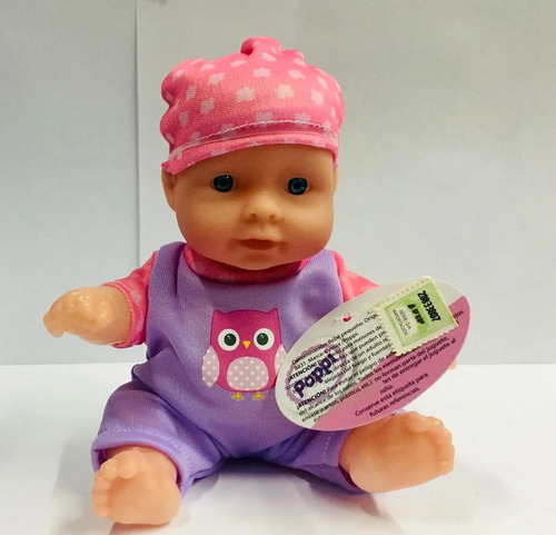 Muñeca Bebe Bebote Poppi Cuerpo Duro 20cm 8831 Educando 