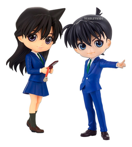 Detective Conan Shinichi Kudo + Ran Mori Q Posket Banpresto 