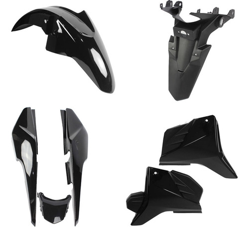 Carenagem Farol Pisca Aba Fan 160 2022 2023 2024 Preto