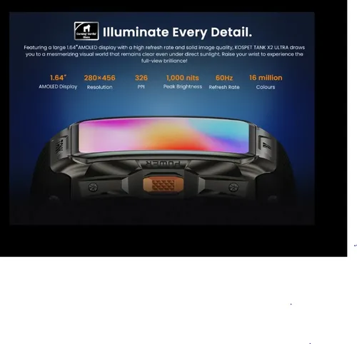 Reloj Inteligente Kospet Tank X2 Ultra Gps Ip69k