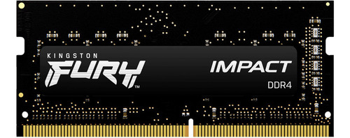 Memoria Ram Kingston Fury Impact Ddr4 Sodimm 8gb 2666mt/s