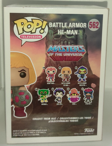 Funko Pop! Masters Of The Universe #562 Battle Armor He-man (Usado)