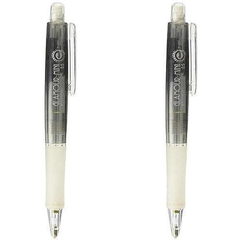 Platinum Portaminas Zero Shin Glamour Mini, 0,5 Mm, Negro Tr