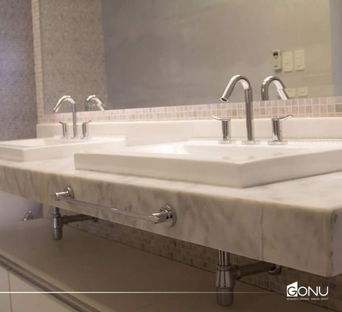 Marmol Blanco Turco - Mesadas Argentinas - Fabrica - Baños