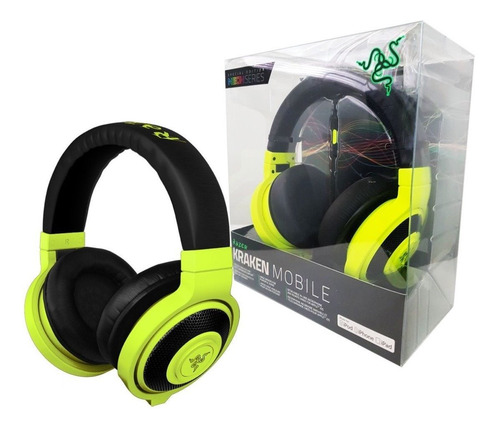 Headset Kraken Mobile Neon Amarelo