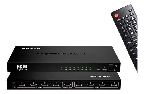 Divisor Splitter Hub Hdmi 1x4 Portas Distribui Ps4 Xbox Tv Menor preço em Divisor Splitter Hub Hdmi 1x4 Portas Distribui Ps4 Xbox Tv